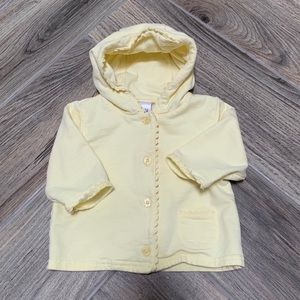 SOLD 💛Unisex Baby Gap Yellow Hooded Jacket, 0-3M